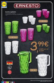 Carafe ou gobelets