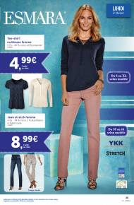 Tee-shirt femme, jean