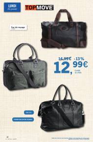 Sacs de voyage à la mode dans Lidl avec fermeture zippée double.
