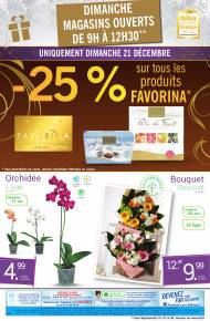 Sur tous les produits Favorina