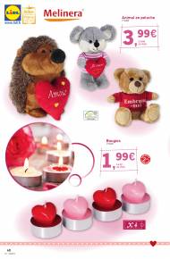Peluches et bougies pour Saint Valentin