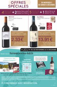 Offre spéciales de bouteille de vin