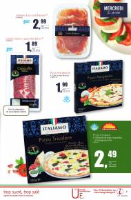 Pizza, jambon, salami