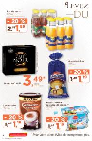 Jus de fruits VitaFit, 8 mini gâches, Legal café noir, Yaourts ...