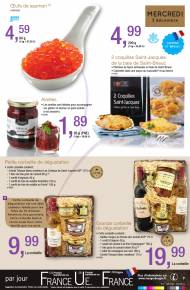 Oeufs de saumon, airelles, coquilles Saint-Jacques
