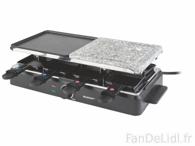 Raclette-gril , prezzo 29.99 EUR 
Raclette-gril 
- 1 400 W
- Pour gratiner ou ...