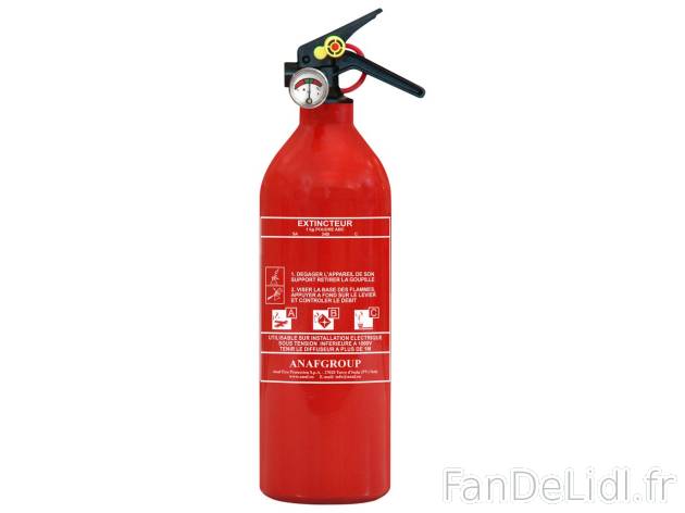 Extincteur à poudre , prezzo 12.99 EUR 
Extincteur à poudre 
- Env. 1 kg
- ...