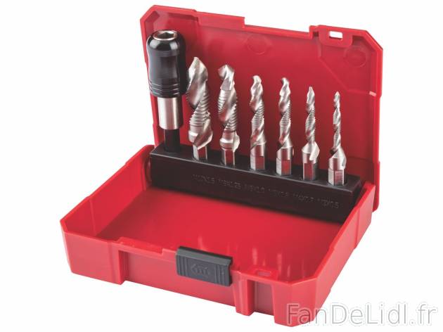 Set de tarauds combinés , prezzo 12.99 EUR 
Set de tarauds combinés 
- 6 tarauds ...