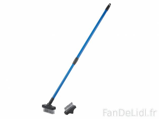 Set de brosses à désherber , prezzo 6.99 &#8364; per Le set 
- Manche t&eacute;lescopique ...