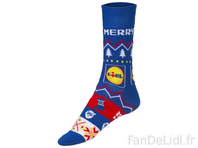Chaussettes de Noël LIDL , prezzo 1.99 EUR 
Chaussettes de Noël LIDL 
- Du 35/38 ...