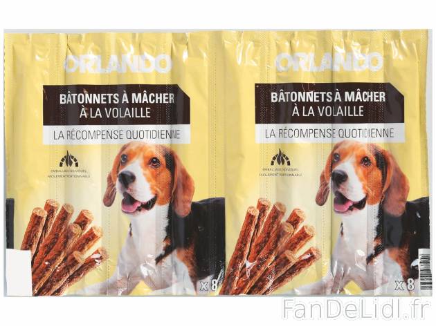 Bâtonnets à mâcher à la volaille , prezzo 1.12 EUR 
Bâtonnets à mâcher à ...