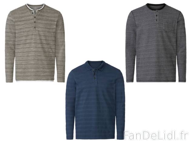 LIVERGY® T-shirt manches longues homme Livergy    , prezzo 7.99 EUR