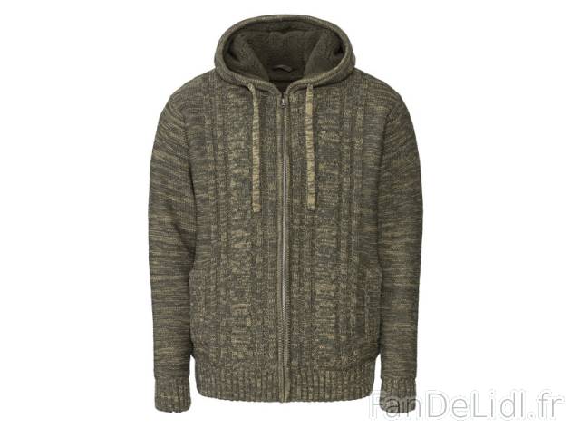 LIVERGY® Gilet zippé en grosse maille Livergy    , prezzo 21.99 EUR