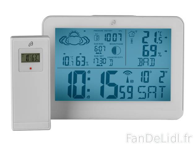 AURIOL® Station météo radioguidée Auriol    , prezzo 14.99 EUR