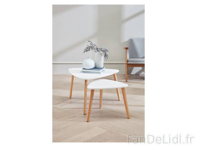 LIVARNO home Tables gigognes, 2 pièces Livarno home, prezzo 29.99 EUR