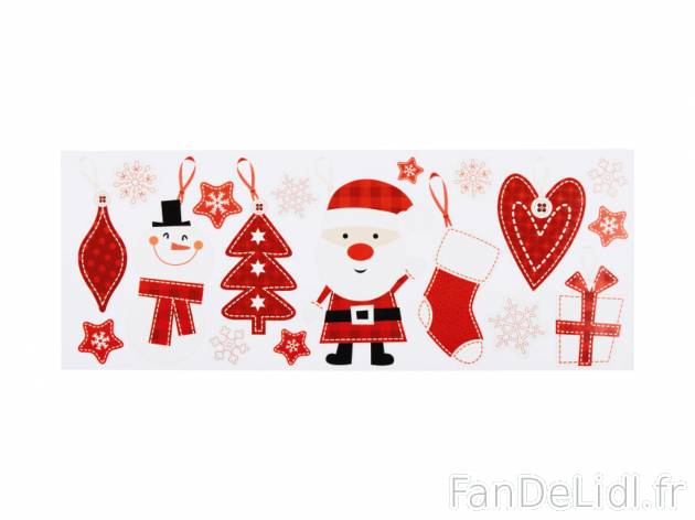 Stickers de Noël pour fenêtre , prezzo 1.29 € per L&apos;unité ou le ...