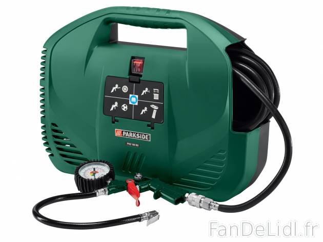 Compresseur portatif , prezzo 59.99 € per L&apos;unité 
- Accessoirs inclus ...