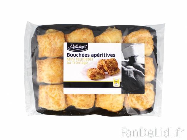 Mini feuilletés au fromage1 , prezzo 1.99 € per 360 g 
    
