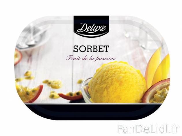 Sorbet aux fruits1 , prezzo 2.19 € per 665 g au choix 
- Au choix : citron ou ...