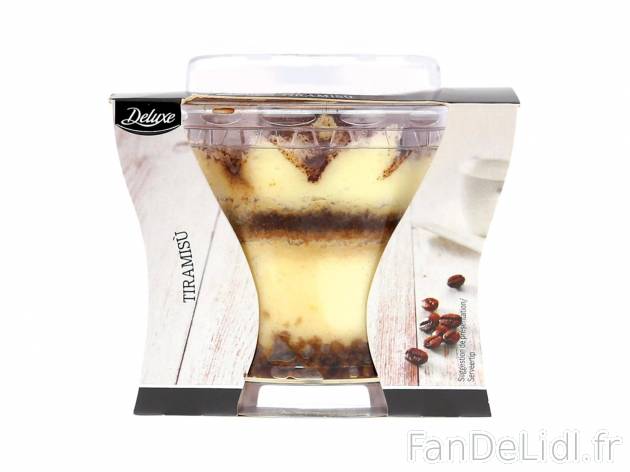 Tiramisu1 , prezzo 1.49 € per 85 g au choix 
-  Au choix : classique ou fraise