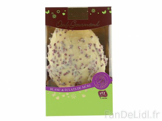 Œuf gourmand1 , prezzo 2.99 € per 130 g au choix 
- Au choix : lait-éclats ...