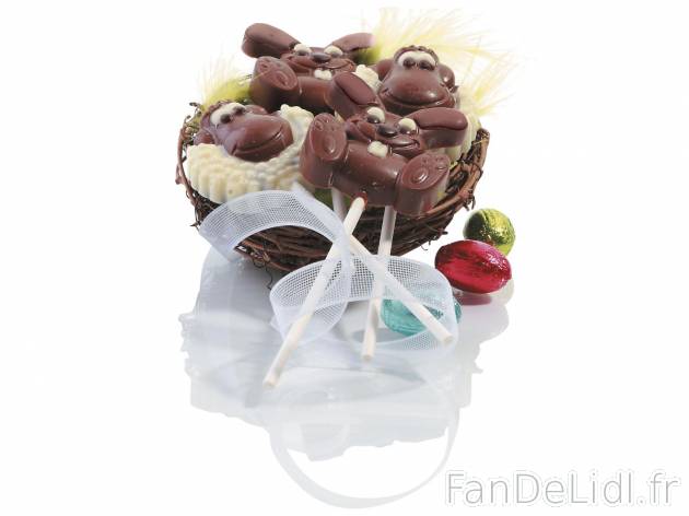 Sucette en chocolat au lait1 , prezzo 0.89 € per 20 g au choix 
- Au choix : ...