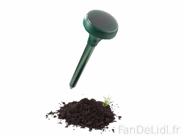 Anti-taupes solaire , prezzo 9.99 € per L&apos;unité 
- Éloigne les taupes ...