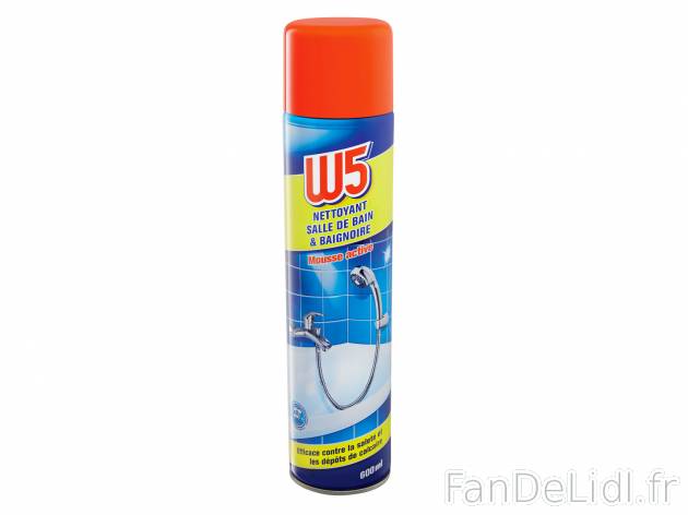 Mousse active1 , prezzo 1.19 € per 600 ml 
-  Nettoyant pour salle de bain