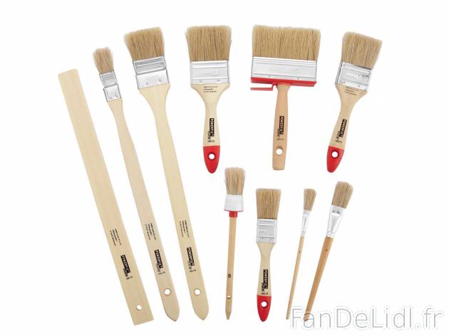 Set de pinceaux , prezzo 6.99 € per Le set au choix 
- Manches en bois
- Au ...