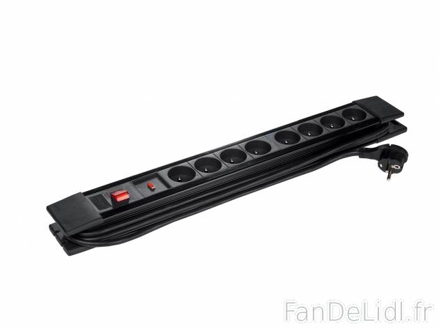 Multiprise parasurtenseur , prezzo 11.99 € per L&apos;unité 
- Connecteur ...