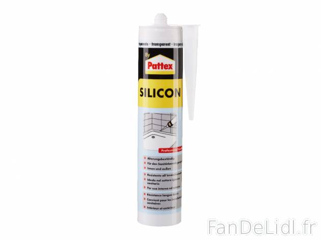 Silicone blanc ou transparent , prezzo 1.99 € 
- 310 ml
- Au choix : blanc ou ...