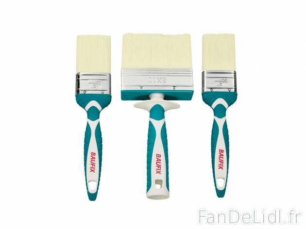 Set de pinceaux , prezzo 4.99 €  
-  Au choix : set de 3 ou set de 5