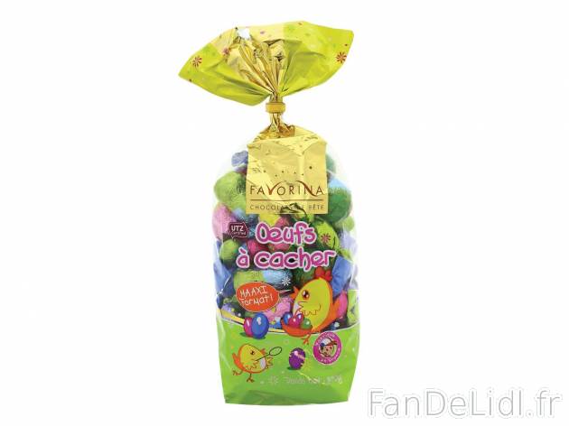 Œufs à cacher maxi format1 , prezzo 7.99 € per 850 g 
- Fabriqué en France
- ...