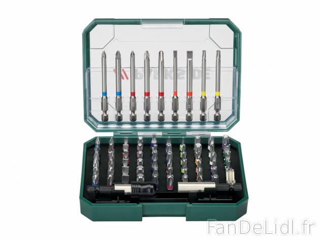 Set d’embouts et douilles ou set d’embouts , prezzo 14.99 € 
- Au choix : ...