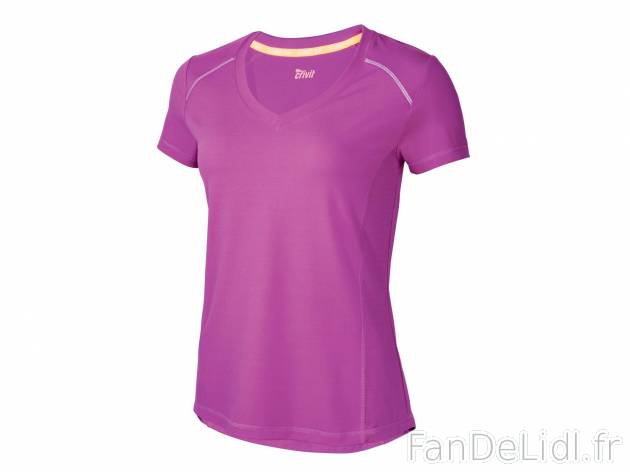 T-shirt technique femme , prezzo 4.99 € per L&apos;unité au choix 
- Ex. ...
