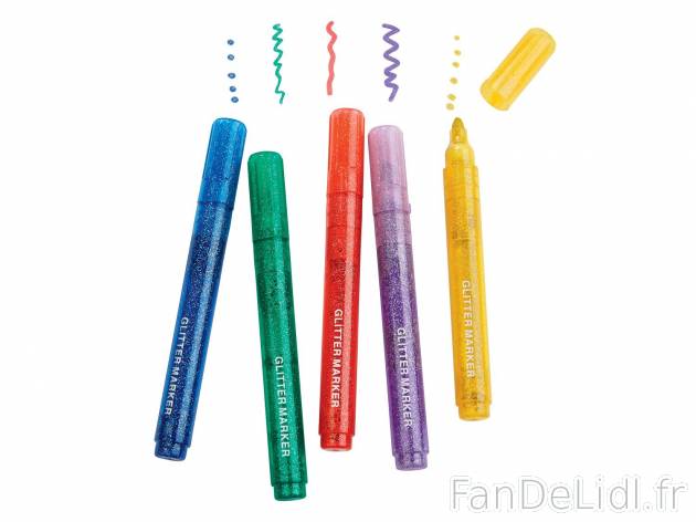 5 stylos à paillettes , prezzo 2.99 € per Le lot 
- Pour une utilisation sur ...