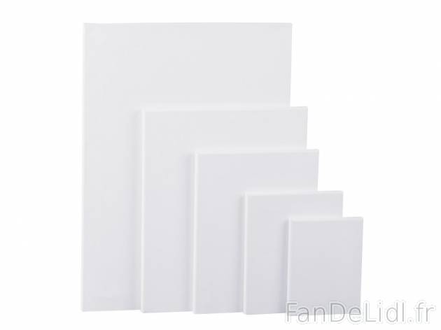 5 toiles à peindre , prezzo 8.99 € per Le set 
- Ex. : 100 % canevas de coton ...