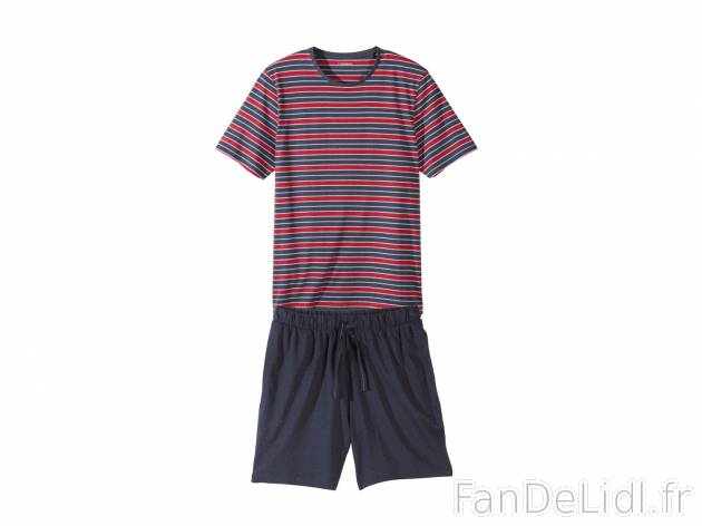 Pyjashort homme , prezzo 8.99 &#8364; 
- Ex. 60 % coton et 40 % polyester
- ...