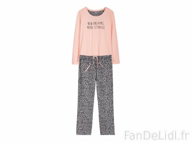 Pyjama femme , prezzo 8.99 &#8364; 
- Ex. haut 90 % coton et 10 % viscose et ...