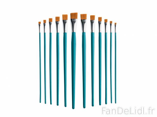 Set de pinceaux ronds ou plats , prezzo 4.49 € 
- Poils synthétiques
- Set ...
