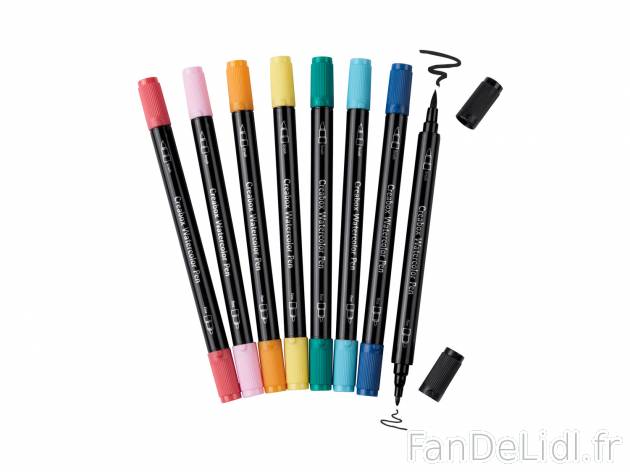 Feutres ou crayons , prezzo 3.99 € 
- Au choix : 8 feutres aquarelles avec double ...