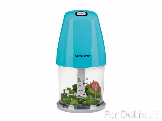 Hachoir multifonction , prezzo 9.99 € 
- 260 W
- Touche turbo
- Embout batteur ...