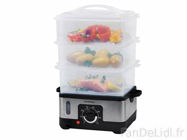 Cuiseur vapeur , prezzo 24.99 € 
- 950 W
- Remplissage du réservoir possible ...