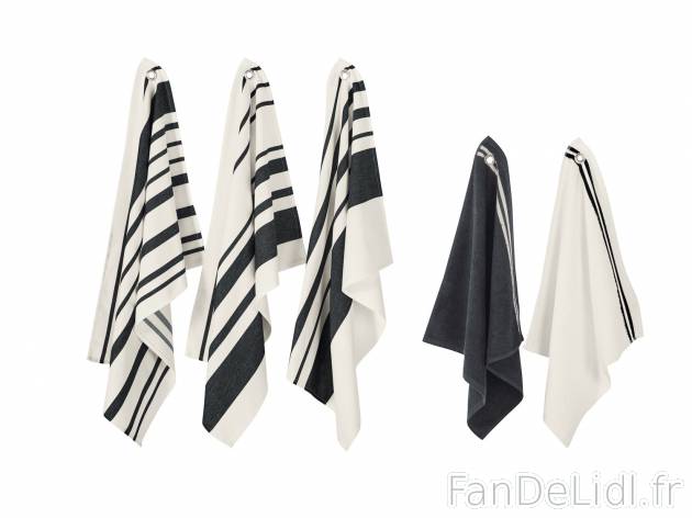Torchons de cuisine , prezzo 6.99 € 
- 100 % coton
- Set de 3 torchons à vaisselle ...