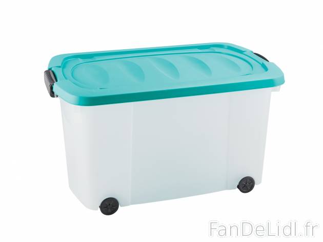 Boîte à roulettes , prezzo 8.99 € 
- Env. 45 L
- Ouvertures d’aération
- ...