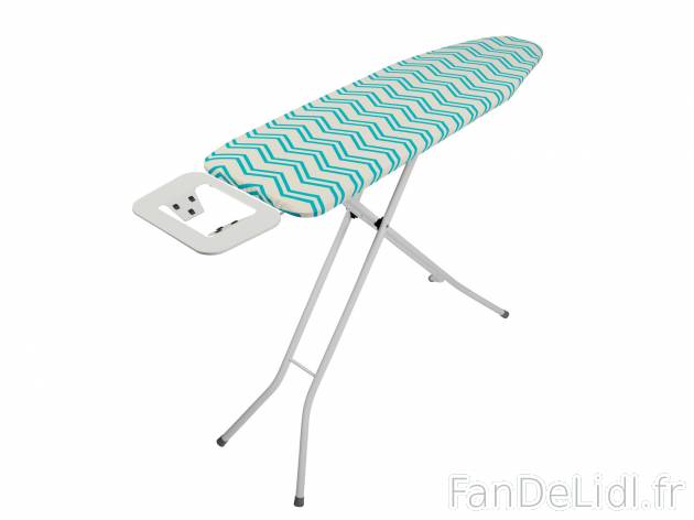 Table à repasser , prezzo 14.99 € 
- Housse 100 % coton
- Repose-fer avec patins ...