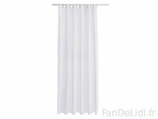 Rideau de douche , prezzo 5.99 € 
- 12 œillets et anneaux de suspension inclus
- ...