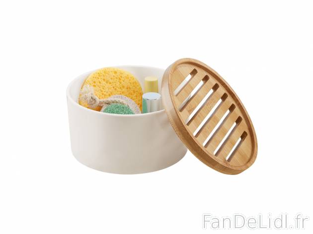 Boîte de rangement pour salle de bains en bambou , prezzo 4.99 € 
- Au choix ...
