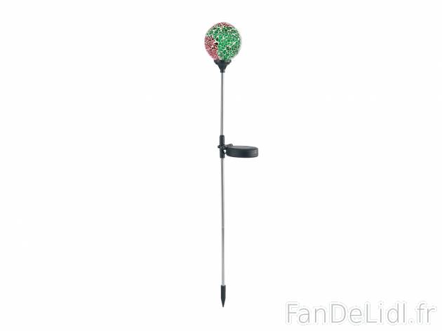 Lampe solaire LED en mosaïque , prezzo 4.99 € 
- Hauteur avec piquet d’env. ...