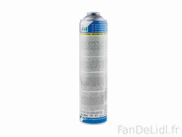 Cartouche de gaz universel , prezzo 3.49 € 
- Env. 600 ml
- Produit compatible ...